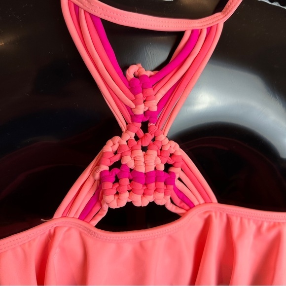 Inmocean Flirty Macrame Detail Top & Bikini Bottom Swimsuit  M - Picture 4 of 10